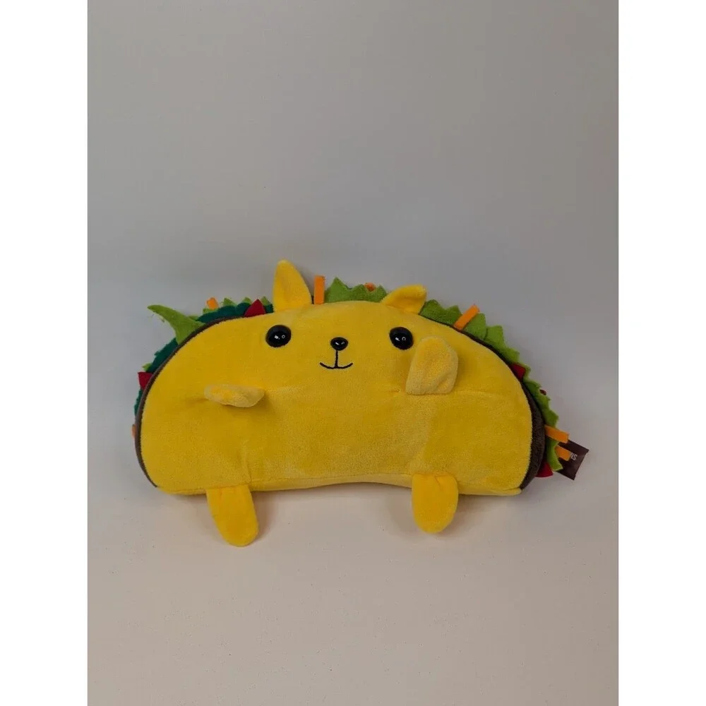 Exploding Kittens Tacocat Plush 10” Taco Cat Stuffed Animal Yellow 2018